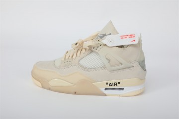 GP Jordan 4 Retro Off-White Sail
