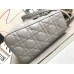 Lady Dior Gray Cannage Embroidery