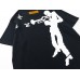 Louis Vuitton Character Letter Printed T-shirt Black