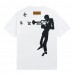 Louis Vuitton Character Letter Printed T-shirt White
