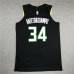 Milwaukee Bucks Giannis Antetokounmpo Jersey 34 City Edition Black