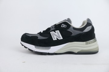 New Balance 992 Black Grey Suede