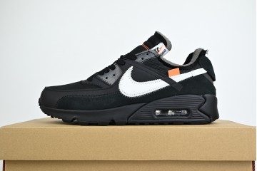 GD Nike Air Max 90 OFF-WHITE Black