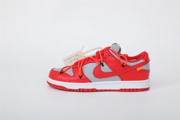 GD Nike Dunk Low Off-White University Red