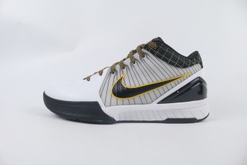 Nike Kobe 4 Protro White Black Del Sol