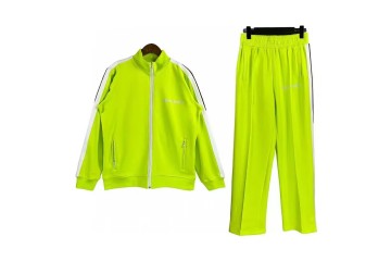 Palm Angels Track Jacket Fluorescent Green White Black