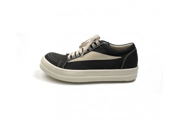 Rick Owens Strobe Vintage Low Black Canvas