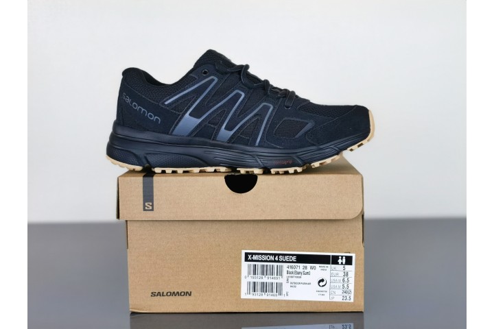 Salomon X-Misson 4 Suede Black Brown