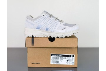 Salomon X-Misson 4 Suede White Blue