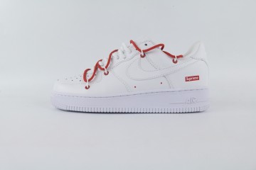 Supreme X Nike Air Force Low white